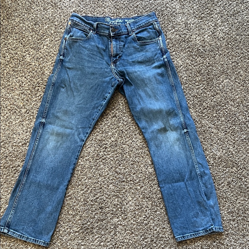 Wrangler Men's Denim Straight Jeans